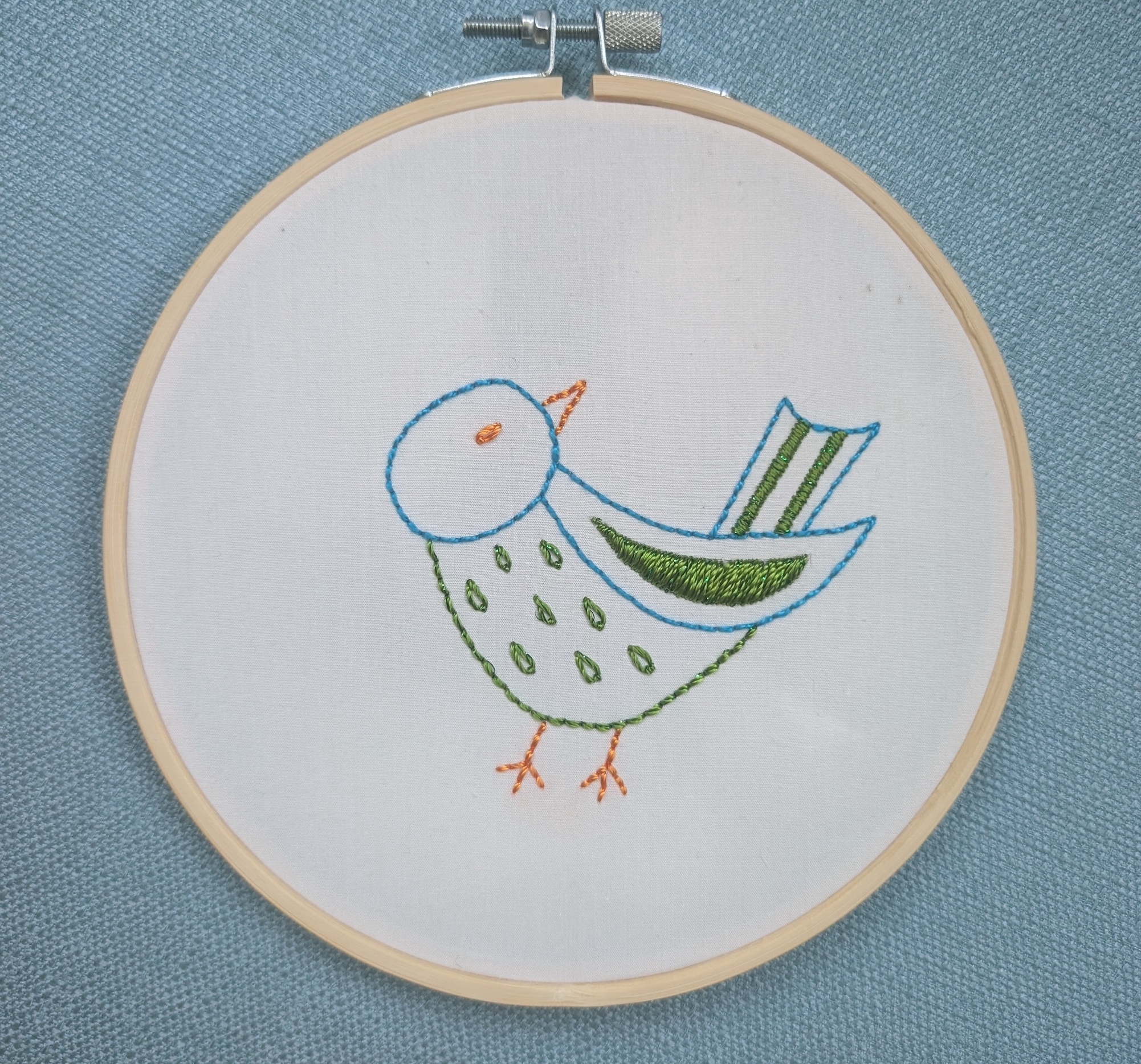 Beginners Bird Embroidery